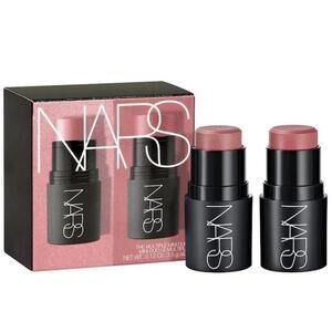 NARS Mini Multiple Soft Blur Blush Stick Duo, NIB Orgasm Crave and Bad Habit